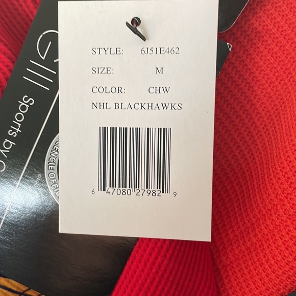 Women’s Blackhawks waffle knit long sleeve shirt size M - Picture 5 of 5